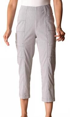 NEW HABITAT women's willow cool tech capri pants in grey